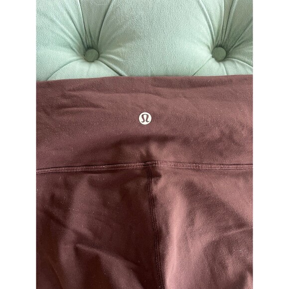 Lululemon Leggings size 12 Womens Rusty Red Brown - Picture 6 of 7